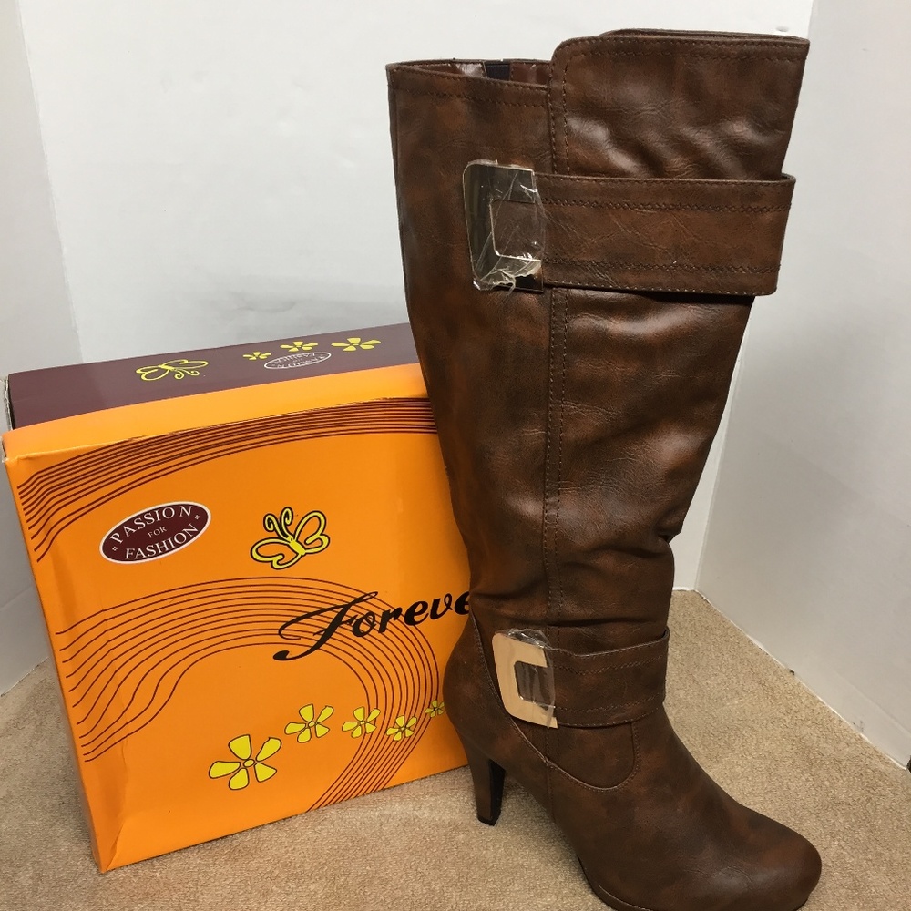 forever cecil brown size 9 boots
